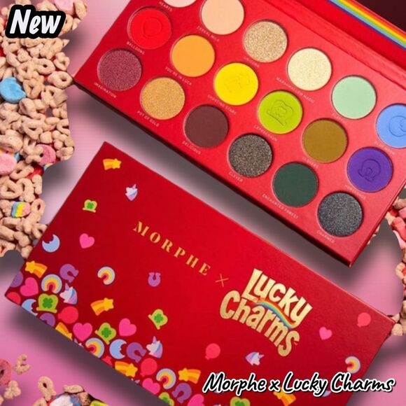 New Morphe x Lucky Charms “Make Some Magic” 18-Shade Eyeshadow Palette - Picture 1 of 9